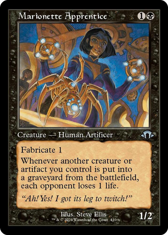 Marionette Apprentice 410 (Modern Horizons 3)  - Retro Foil | Good Games North