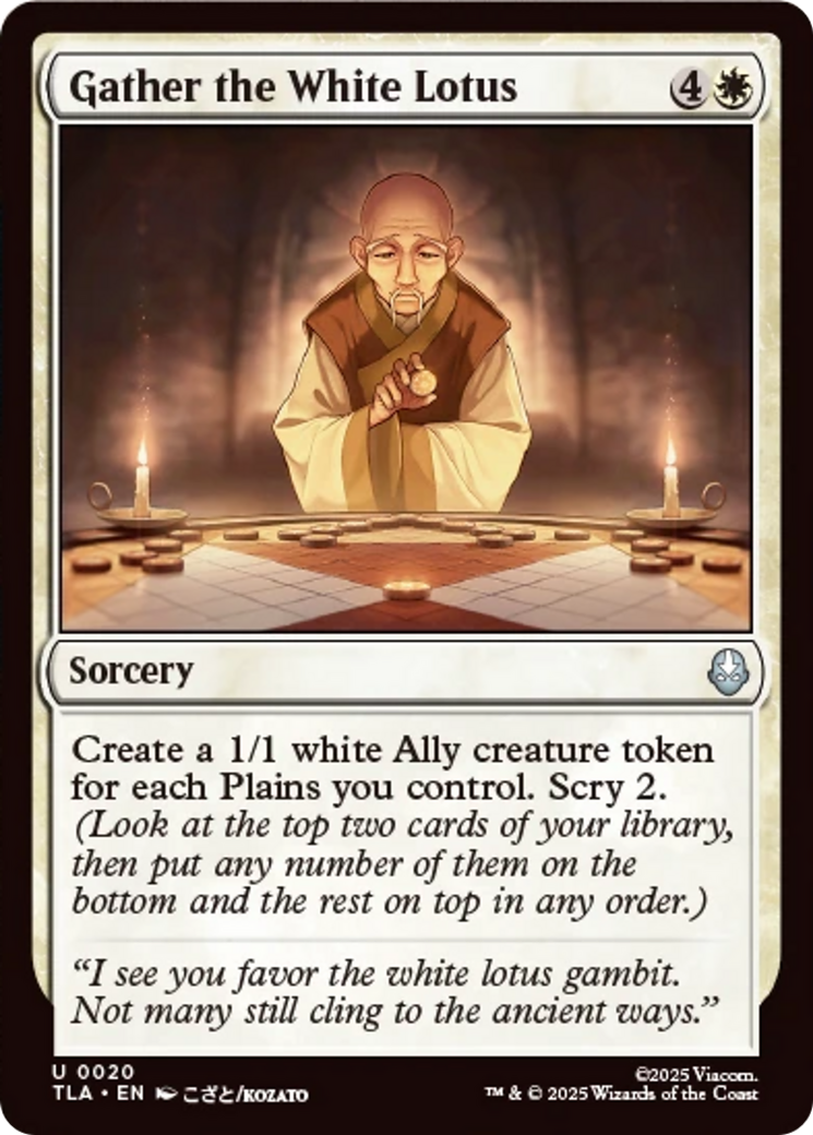 Gather the White Lotus [Avatar: The Last Airbender] | Good Games North