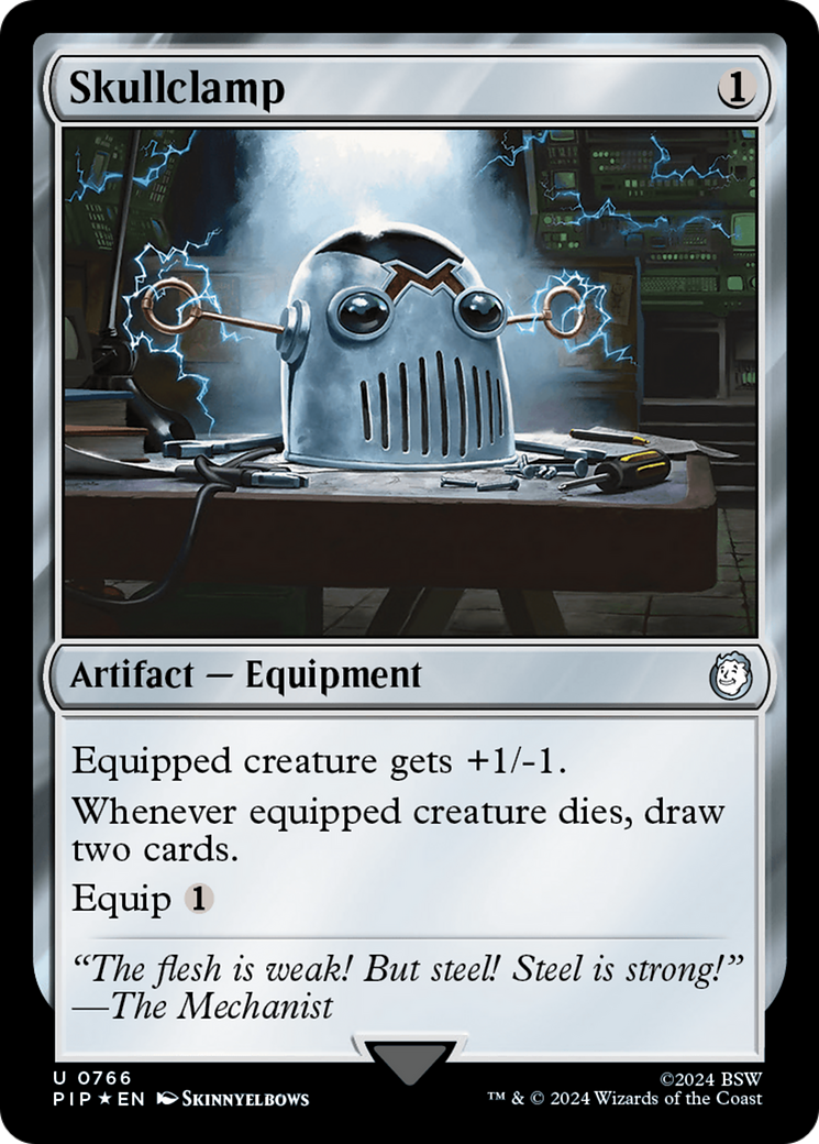 Skullclamp (Surge Foil) [Fallout] | Good Games North