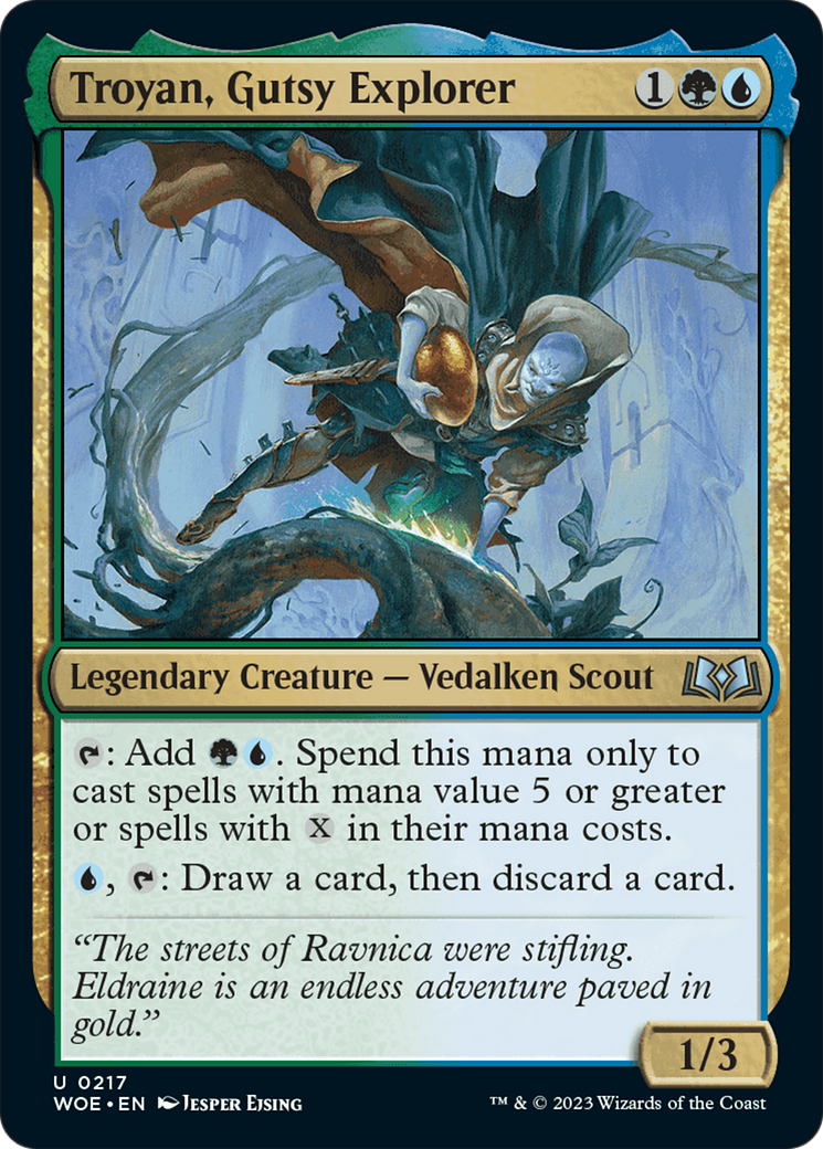 Troyan, Gutsy Explorer [Wilds of Eldraine] | Good Games North