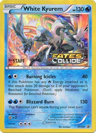 White Kyurem (XY128) (Staff) [XY: Black Star Promos] | Good Games North