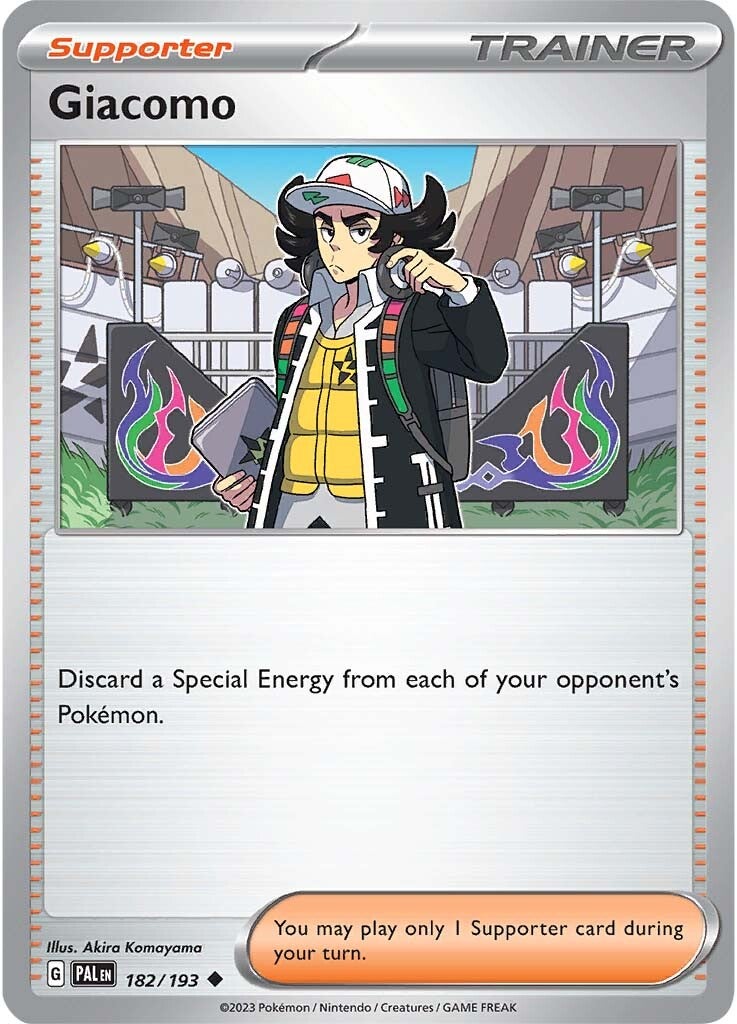Giacomo (182/193) [Scarlet & Violet: Paldea Evolved] | Good Games North