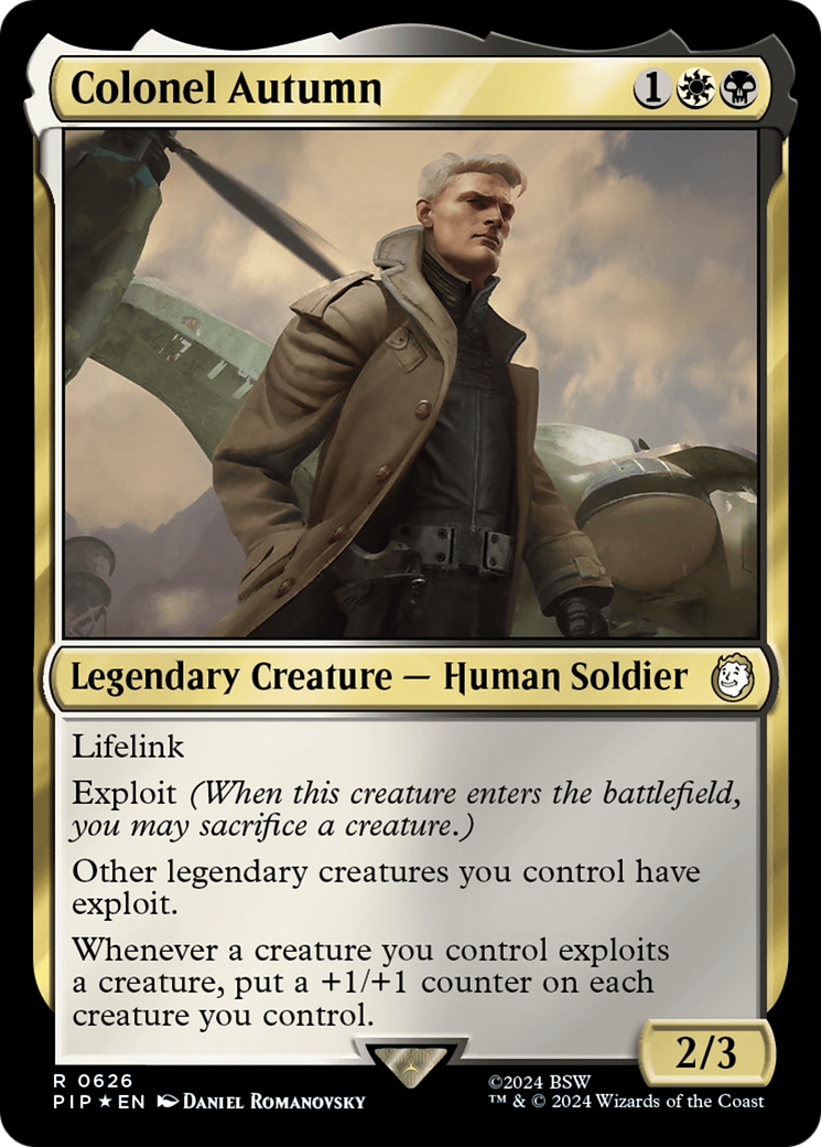 Colonel Autumn (Surge Foil) [Fallout] | Good Games North