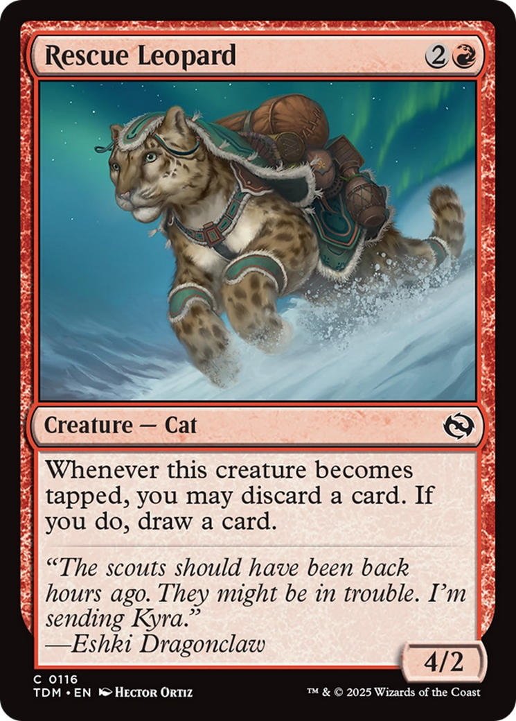 Rescue Leopard [Tarkir: Dragonstorm] | Good Games North