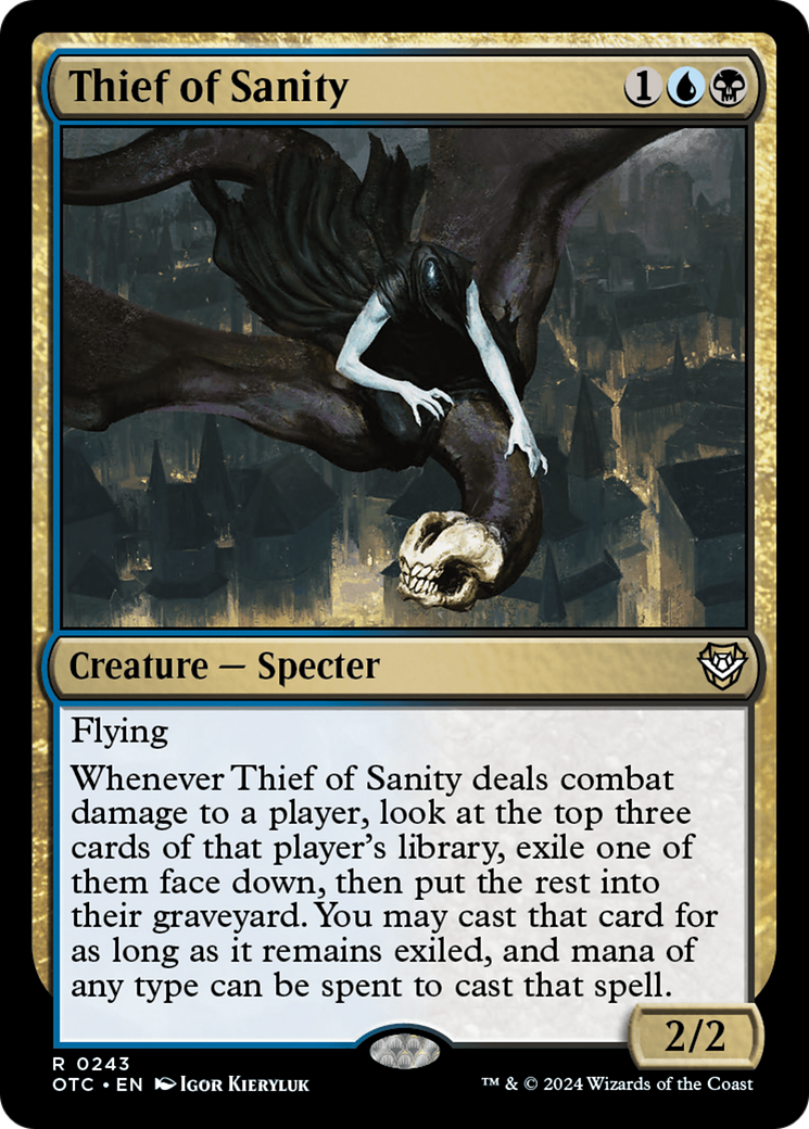 Thief of Sanity [Outlaws of Thunder Junction Commander] | Good Games North