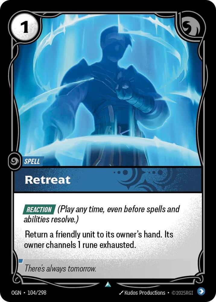 Retreat 104/298 (Origins)  - Foil | Good Games North