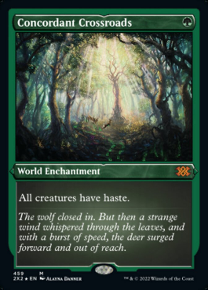 Concordant Crossroads (Foil Etched) [Double Masters 2022] | Good Games North
