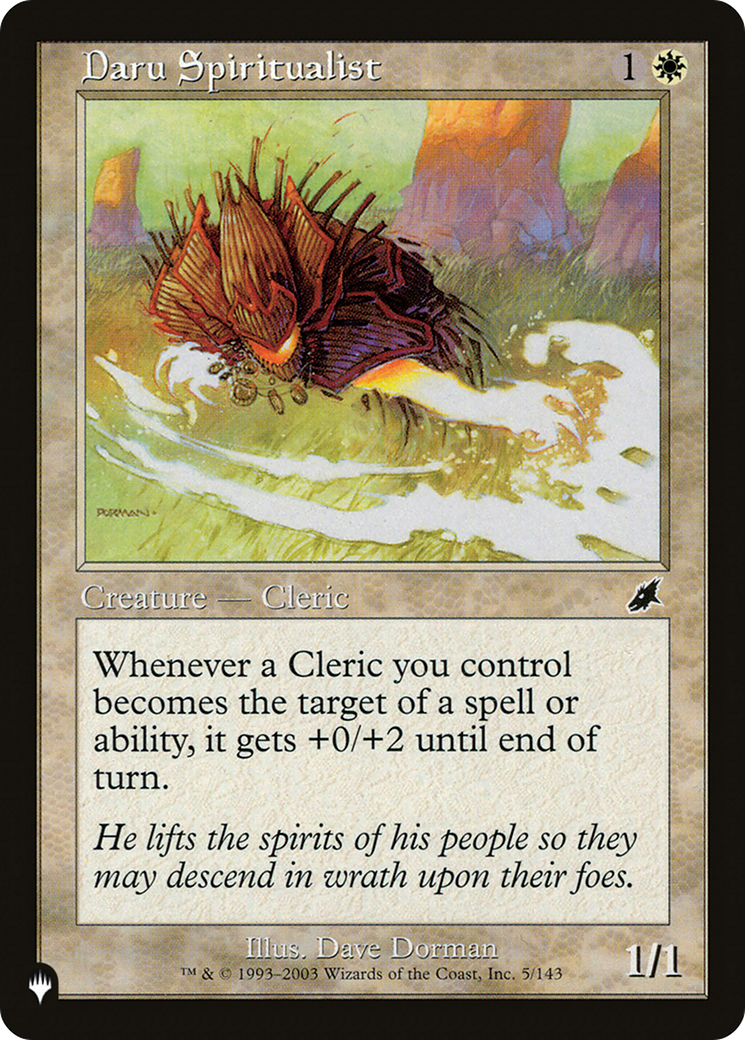 Daru Spiritualist [The List] | Good Games North