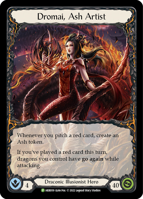 Dromai, Ash Artist [HER059] (Promo)  Cold Foil | Good Games North