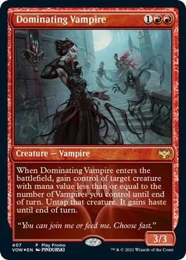 Dominating Vampire 407 (Play Promos)  - Foil | Good Games North