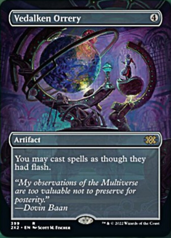 Vedalken Orrery (Borderless Alternate Art) [Double Masters 2022] | Good Games North