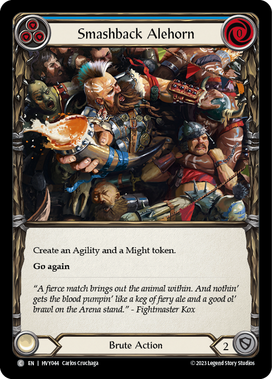 Smashback Alehorn [HVY044] (Heavy Hitters)  Rainbow Foil | Good Games North