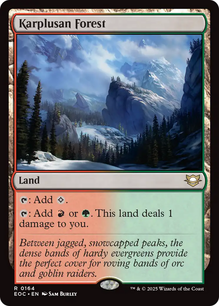 Karplusan Forest [Edge of Eternities Commander] | Good Games North