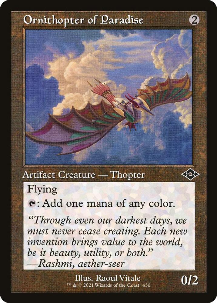 Ornithopter of Paradise Retro Frame (Modern Horizons 2)  | Good Games North