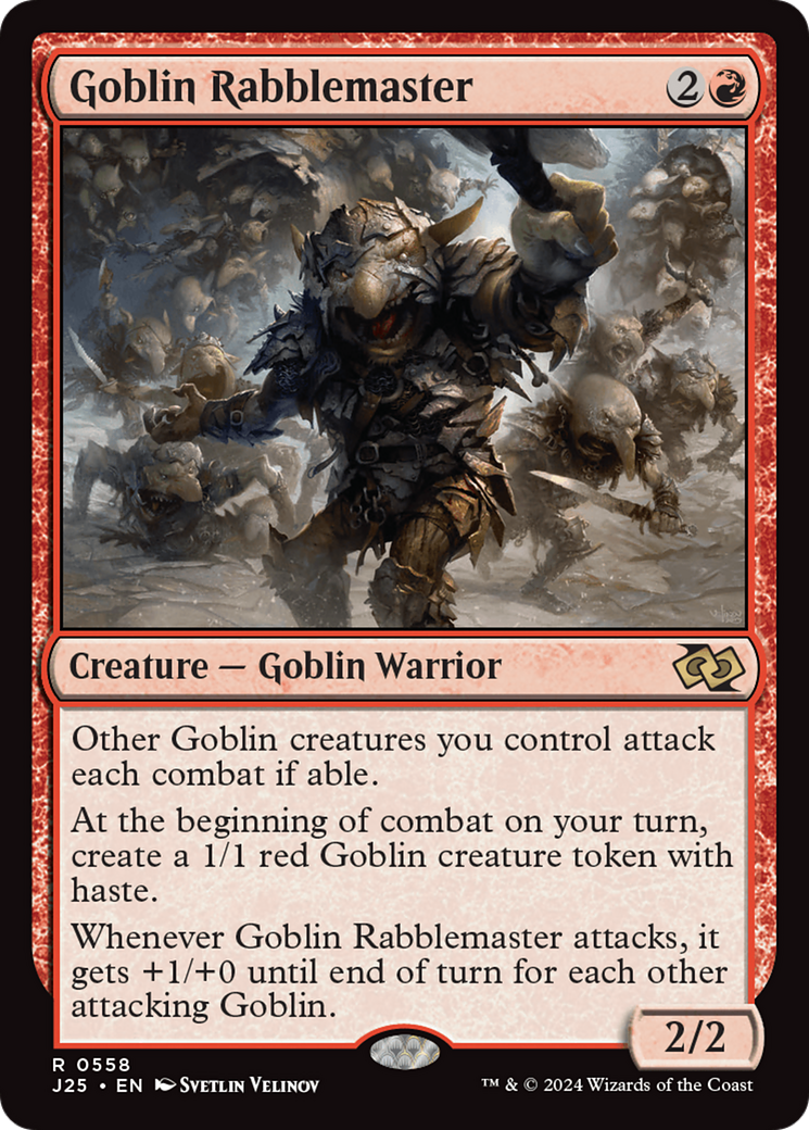 Goblin Rabblemaster [Foundations Jumpstart] | Good Games North