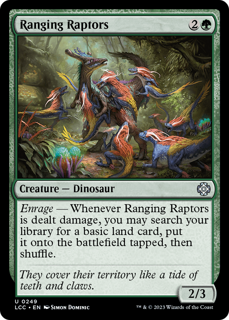 Ranging Raptors [The Lost Caverns of Ixalan Commander] | Good Games North