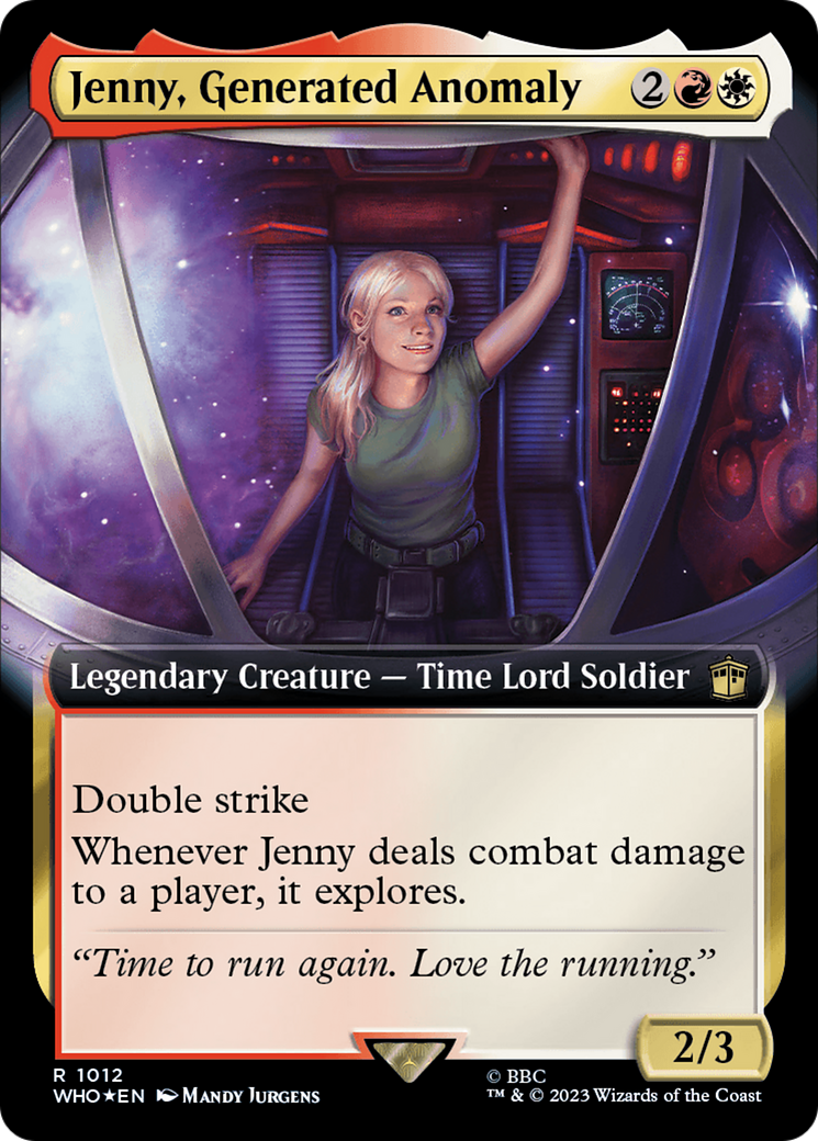 Jenny, Generated Anomaly (Extended Art) (Surge Foil) [Doctor Who] | Good Games North