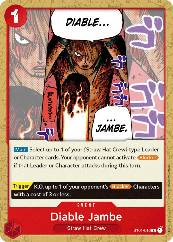 Diable Jambe [Starter Deck: Straw Hat Crew] | Good Games North