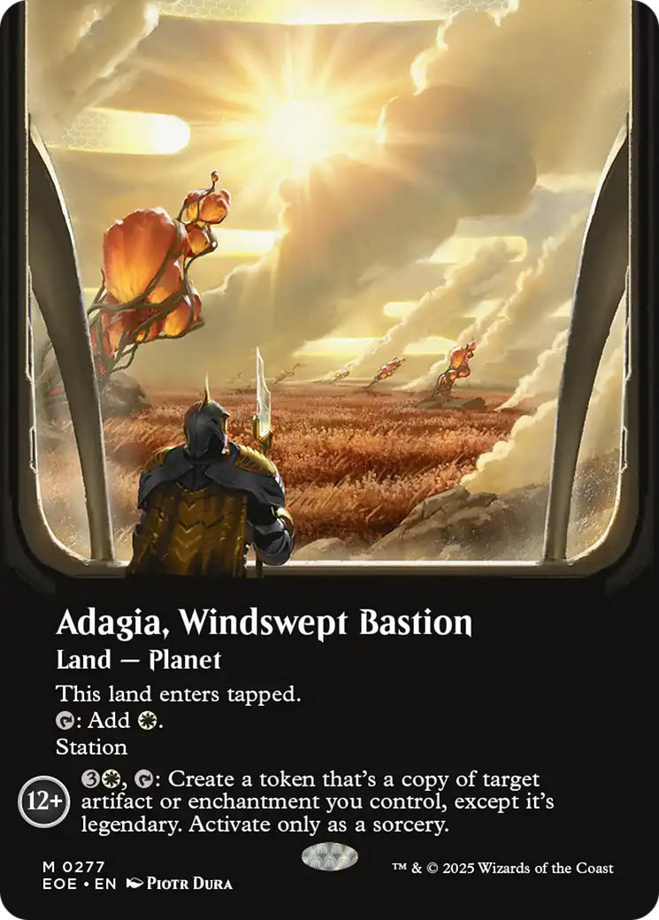 Adagia, Windswept Bastion (Borderless) [Edge of Eternities] | Good Games North