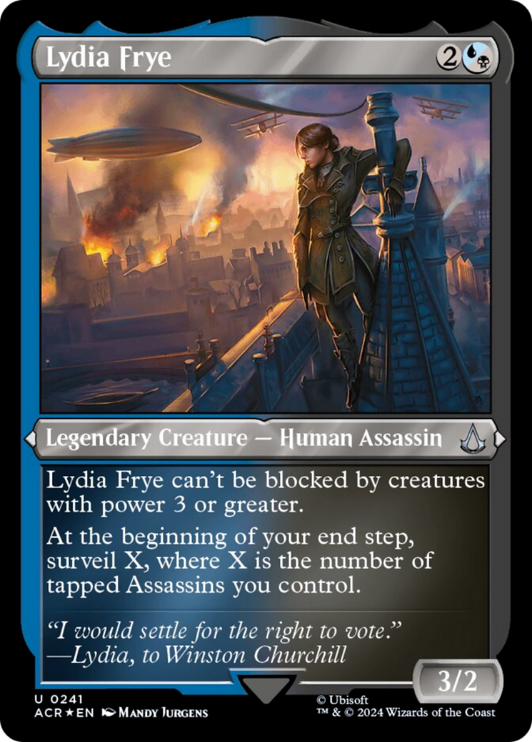 Lydia Frye (Foil Etched) [Assassin's Creed] | Good Games North