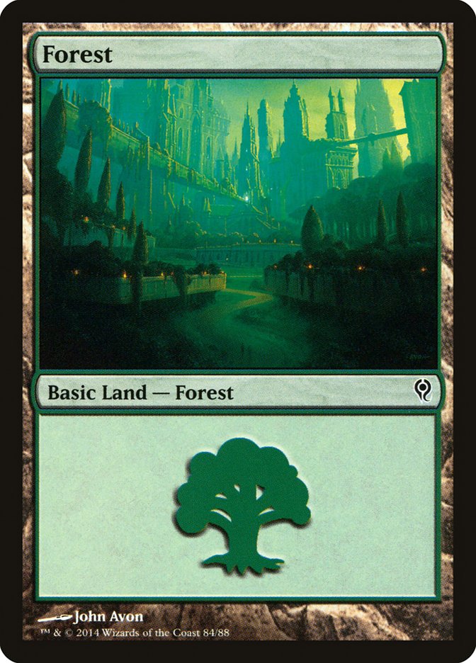 Forest (84) [Duel Decks: Jace vs. Vraska] | Good Games North