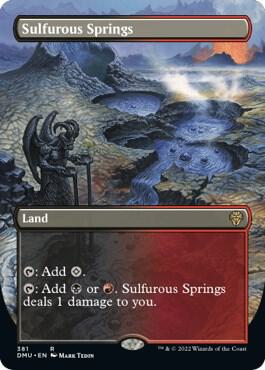 Sulfurous Springs Borderless (Dominaria United)  | Good Games North