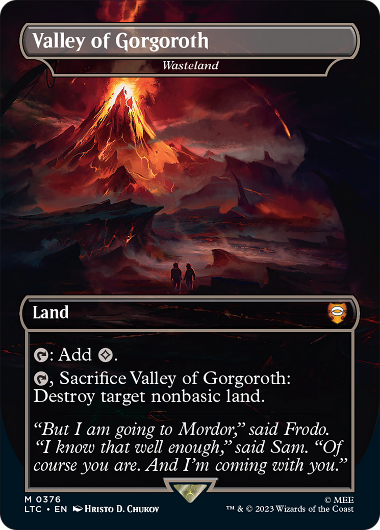 Valley of Gorgoroth - Wasteland [The Lord of the Rings: Tales of Middle-Earth Commander] | Good Games North