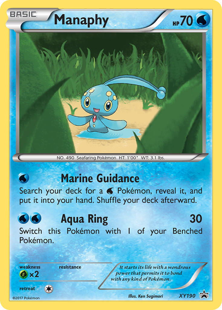 Manaphy (XY190) [XY: Black Star Promos] | Good Games North