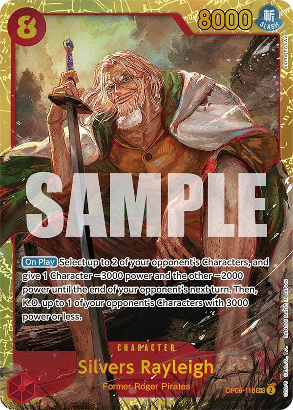Silvers Rayleigh OP08-118 (Two Legends)  - Foil | Good Games North