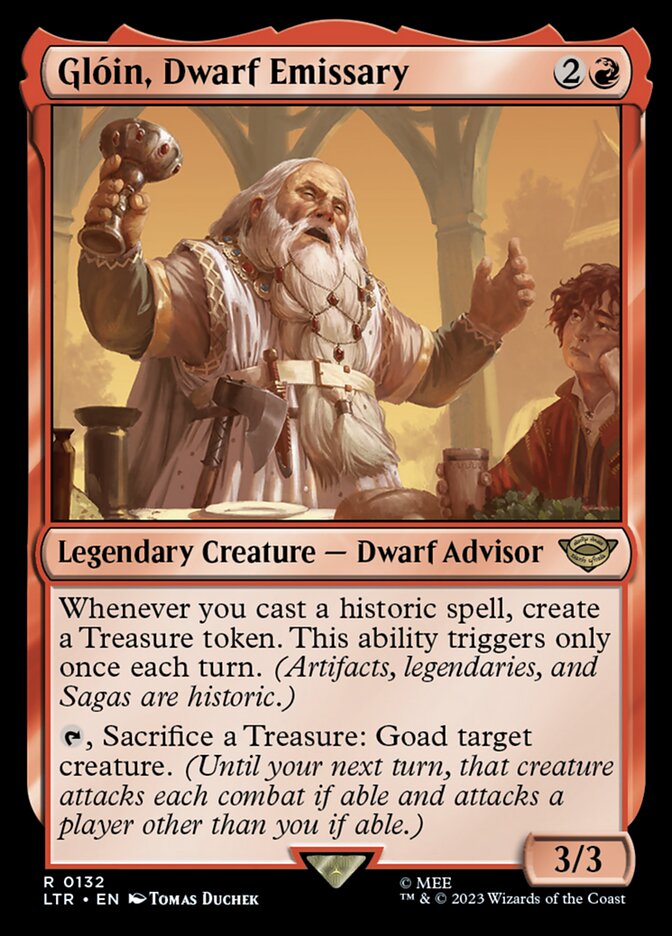 Glóin, Dwarf Emissary 132/281 (Universes Beyond: The Lord of the Rings: Tales of Middle-earth)  | Good Games North
