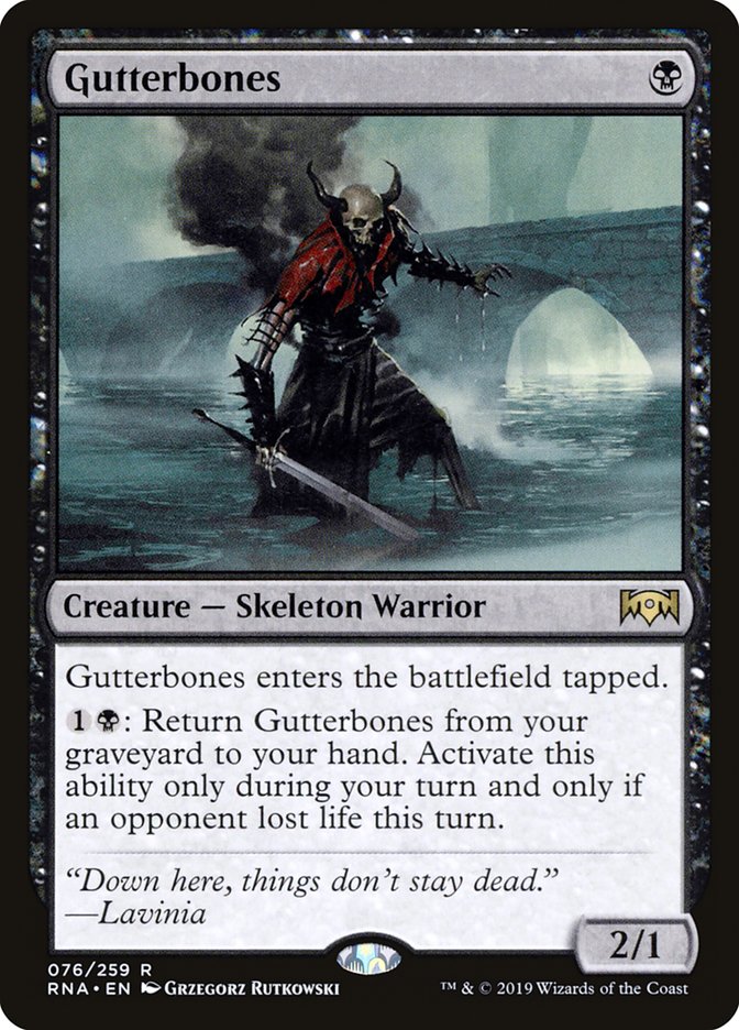 Gutterbones 76/259 (Ravnica Allegiance)  | Good Games North