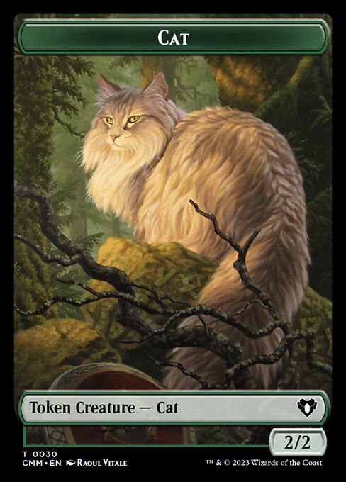 Eldrazi // Cat (0030) Double-Sided Token [Commander Masters Tokens] | Good Games North
