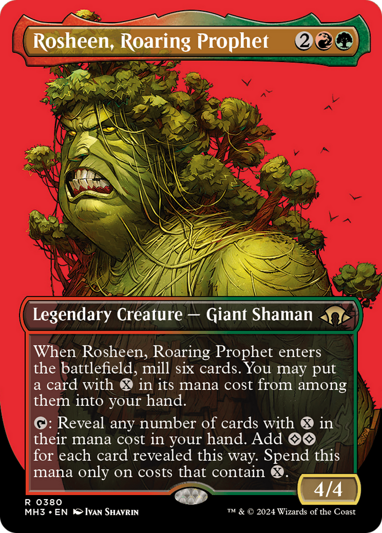 Rosheen, Roaring Prophet (Borderless) [Modern Horizons 3] | Good Games North