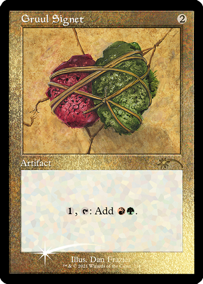 Gruul Signet (Retro) (Foil Etched) [Secret Lair Drop Series] | Good Games North