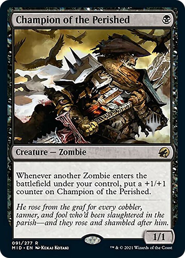 Champion of the Perished 91 (Promo Pack: Innistrad: Midnight Hunt)  | Good Games North