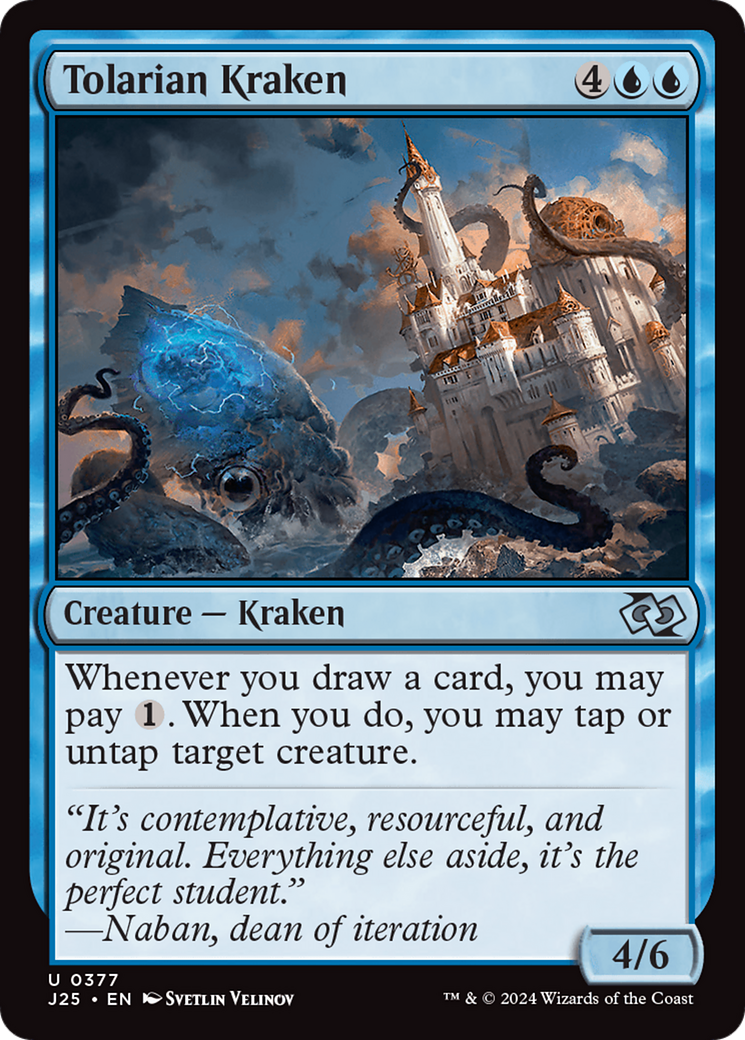 Tolarian Kraken [Foundations Jumpstart] | Good Games North