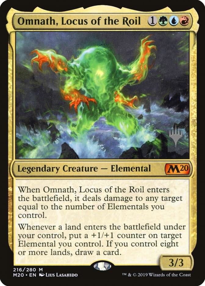 Omnath Locus of the Roil 216p/144 (Promo Pack: Core Set 2020)  | Good Games North