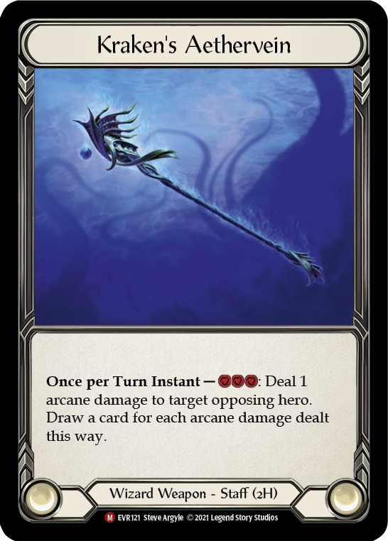 Kraken's Aethervein [EVR121] (Everfest)  1st Edition Cold Foil | Good Games North