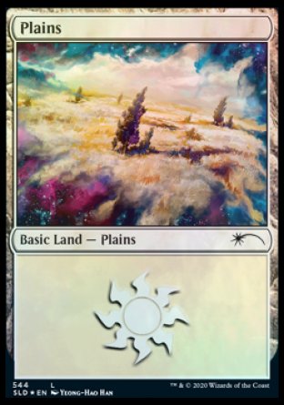 Plains (Enchanted) (544) [Secret Lair Drop Promos] | Good Games North