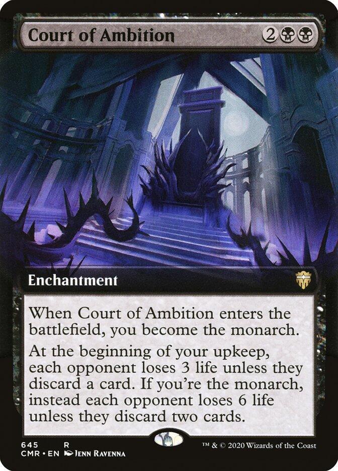 Court of Ambition 645 (Commander Legends)  - Extended Art | Good Games North