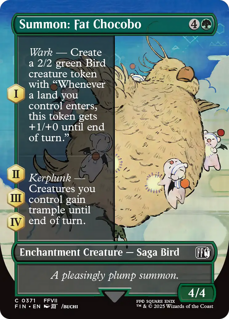 Summon: Fat Chocobo (Borderless) [FINAL FANTASY] | Good Games North