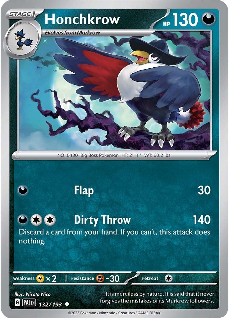 Honchkrow (132/193) [Scarlet & Violet: Paldea Evolved] | Good Games North