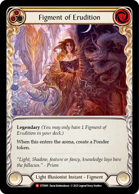 Figment of Erudition // Suraya, Archangel of Erudition [DTD005] (Dusk Till Dawn) | Good Games North