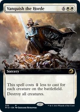 Vanquish the Horde Extended Art 333/277 (Innistrad: Midnight Hunt)  - Foil | Good Games North