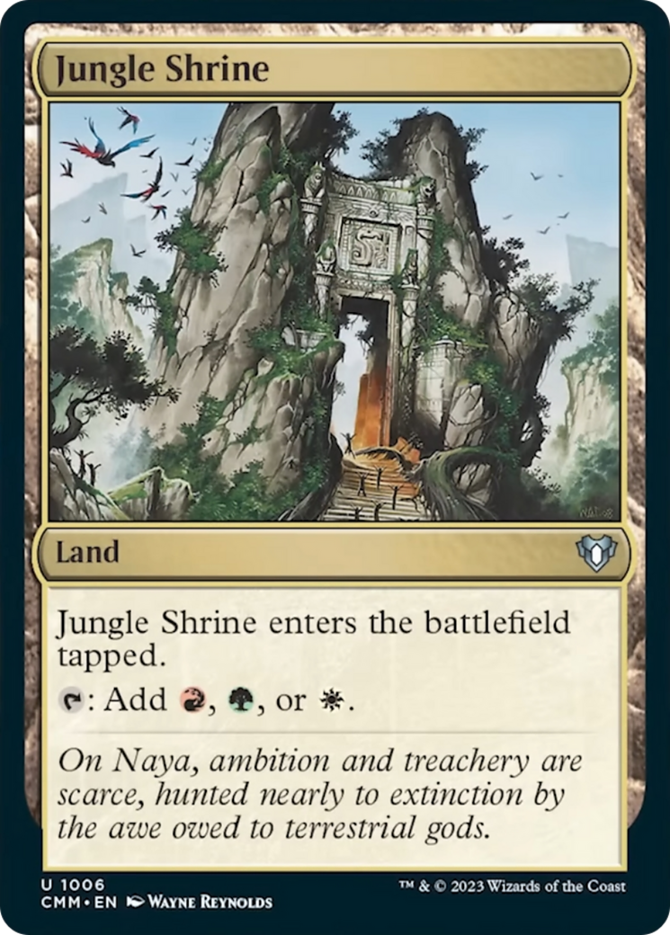 Jungle Shrine [Commander Masters] | Good Games North