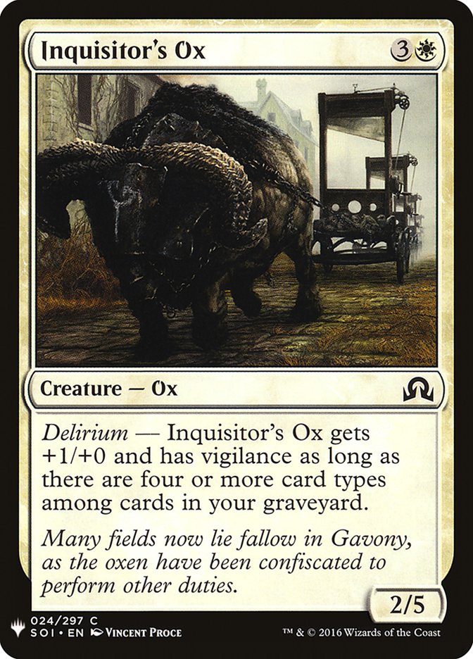 Inquisitor's Ox [Mystery Booster] | Good Games North
