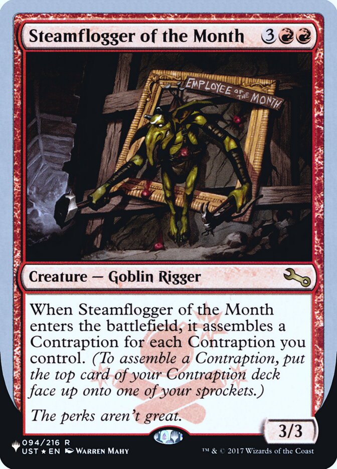 Steamflogger of the Month (Unfinity Foil Edition) [The List] | Good Games North