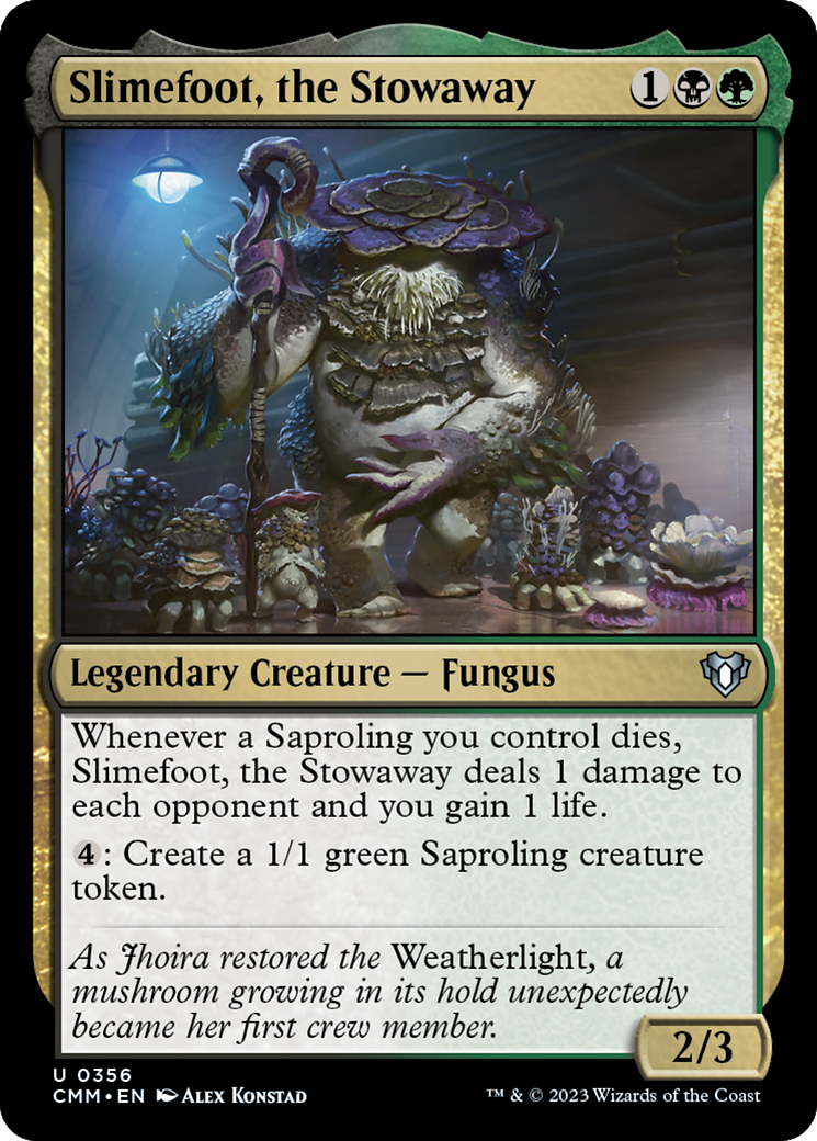 Slimefoot, the Stowaway [Commander Masters] | Good Games North