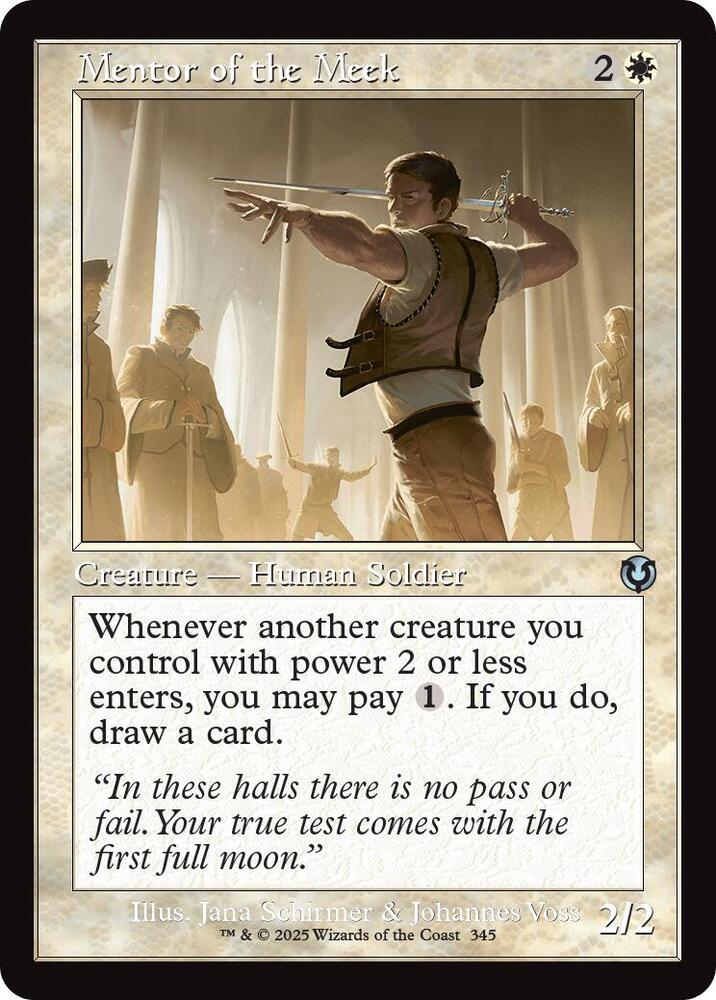 Mentor of the Meek 345/287 (Innistrad Remastered)  - Retro Foil | Good Games North