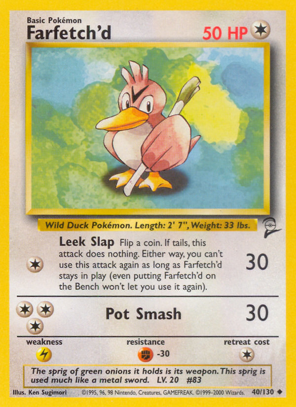 Farfetch'd (40/130) [Base Set 2] | Good Games North